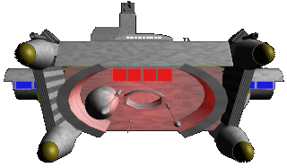 Olympus Class Corvette Front View